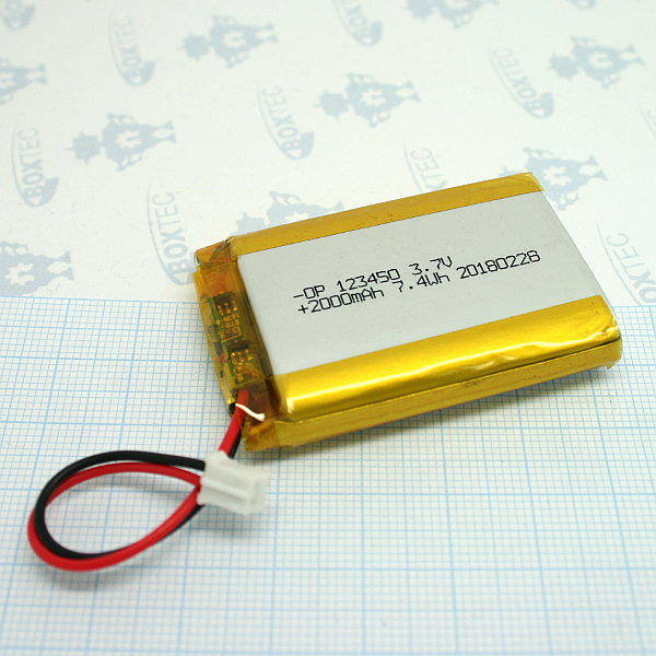 Lithium Ionen Polymer Batterie - 2000mAh