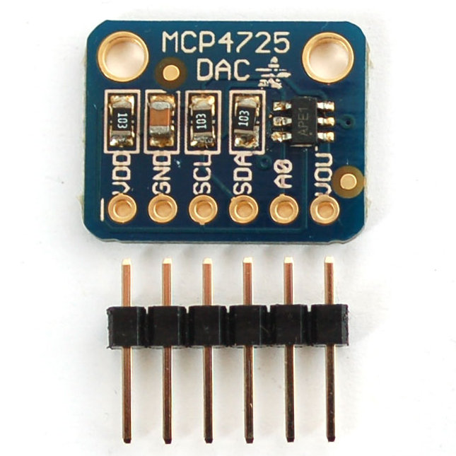 MCP4725 Breakout Board (12-Bit DAC w/ I2C)