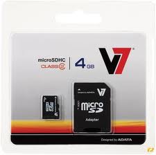 V7 microSDHC Card 4GB