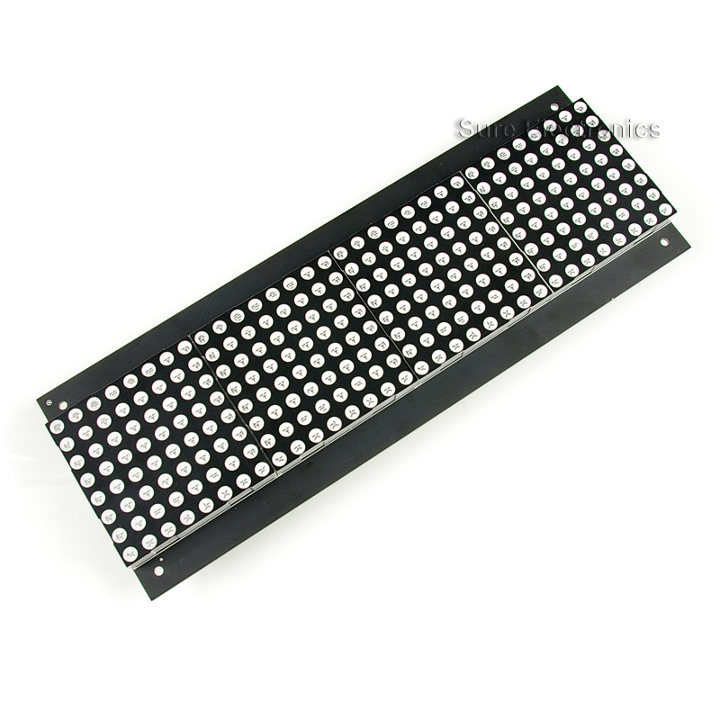 32x8 Dot Matrix Display Board HT1632C 5mm grn (DP13211)