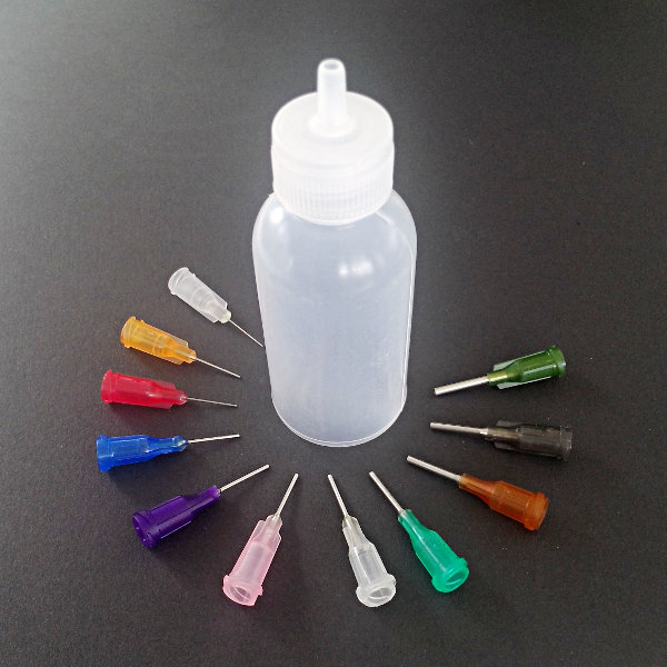 Plastic Dispenser Bottle w/ Needle Kit