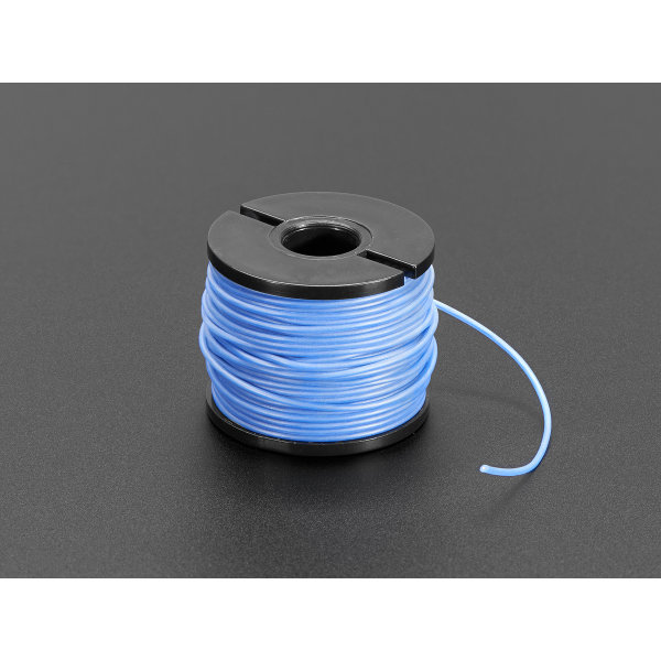 Silicone Cover Stranded-Core Wire - 15.2m 30AWG Blue