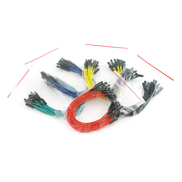 Jumper Wires Premium 6" M/F (100 Stk.)