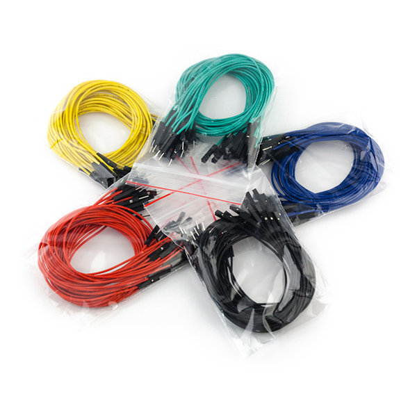 Jumper Wires Premium 12" M/F (100pcs)