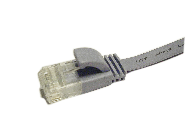 Cat.6 RJ-45 Giga-Speed Ultra Flat LAN Network Cable (3m)