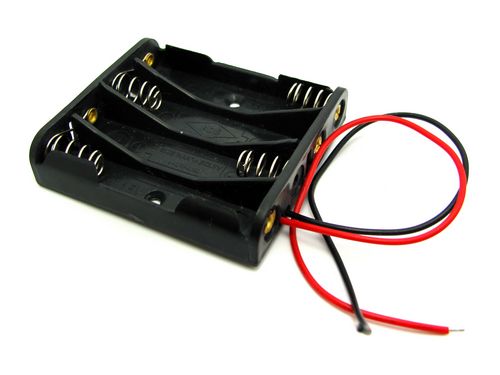 4x AA Square Battery Holder