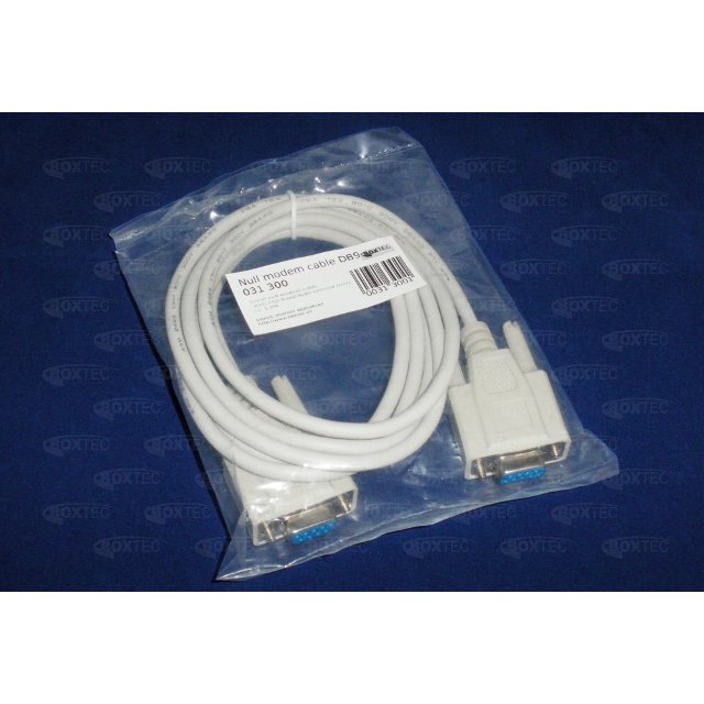 Null modem cable (DB9F-DB9F)