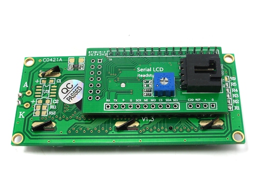 1602 UART Serial LCD blk/gr-yl