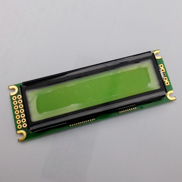1602 LCD Module black characters, apple-green backlight