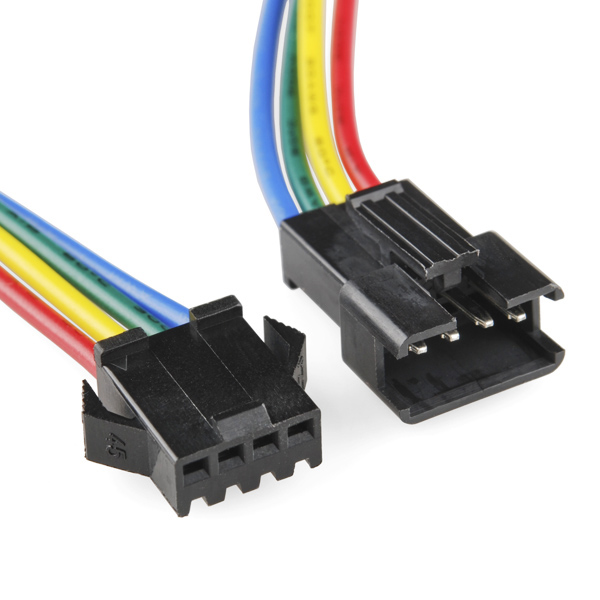 RGB LED Strip - Pigtail Connector 9.5cm (pair)