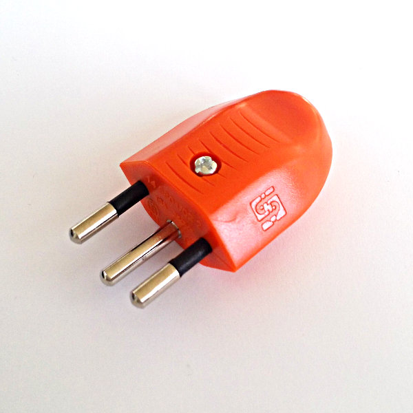 Plug 230V (T12) - orange