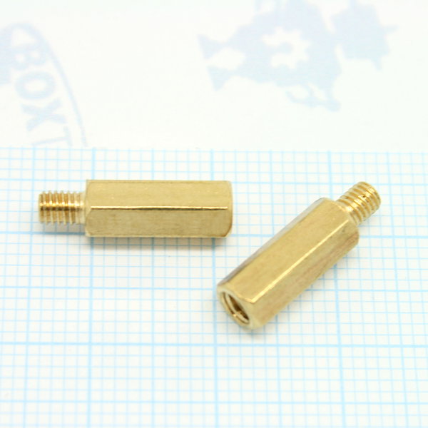 Hex Standoff Brass 15.5mm