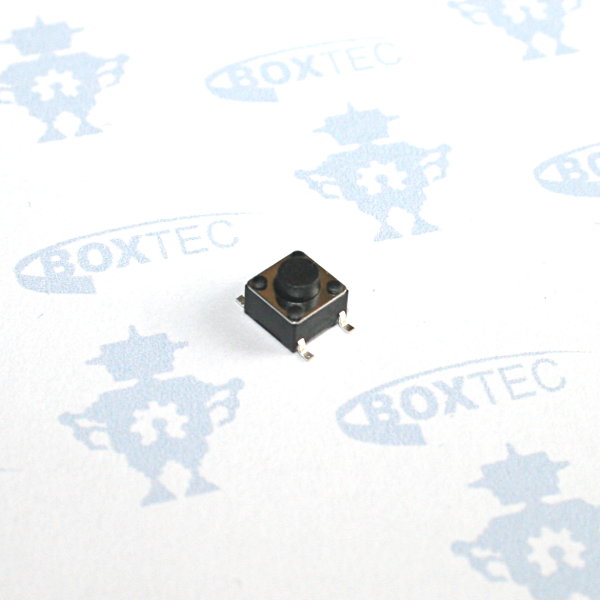 Mini Momentary Push Button Switch SMD (black) - 6x6mm