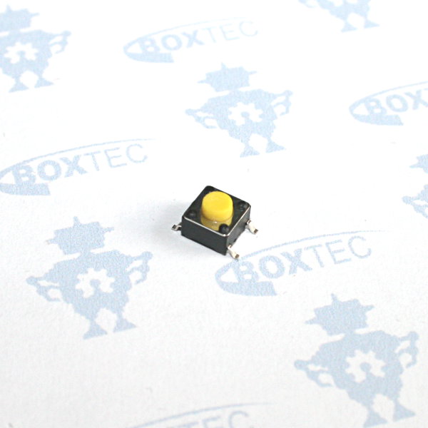 Mini Momentary Push Button Switch SMD (yellow) - 6x6mm