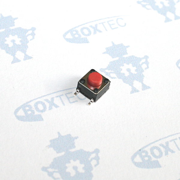 Mini Momentary Push Button Switch SMD (red) - 6x6mm