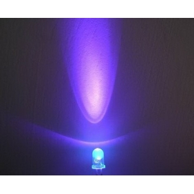 5mm LED lila (UV) - klar