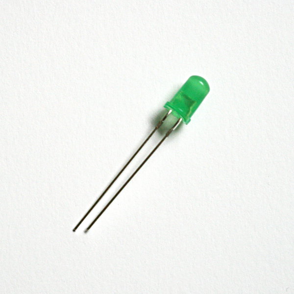5mm LED grün - diffus