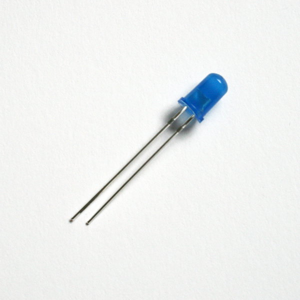 5mm LED blau - diffus