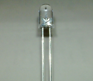 5mm LED cold white - clear