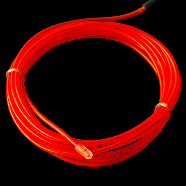 EL Draht - Rot 3m (Lauflicht)