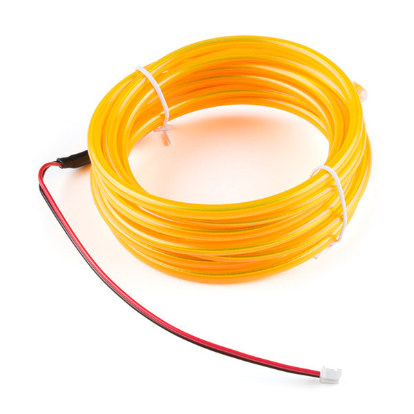 EL Wire bendable - Yellow 3m