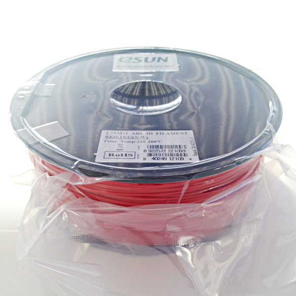 ABS Filament 1.75mm red (1kg)