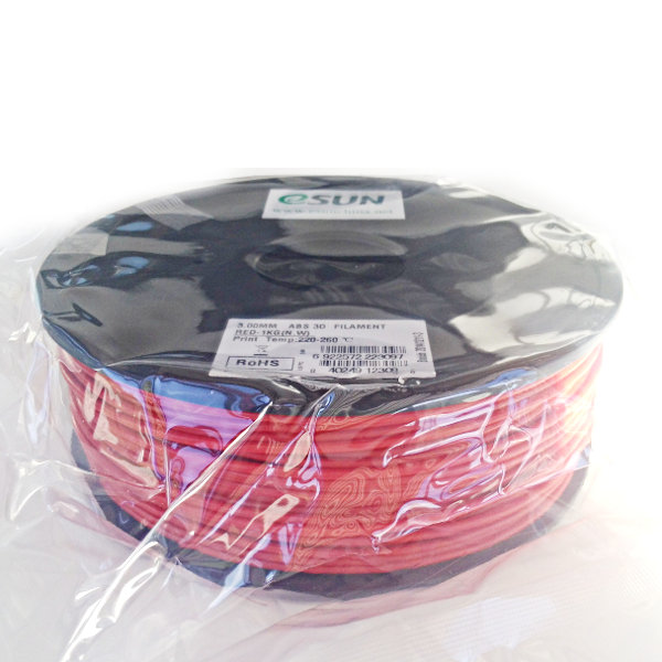 ABS Filament 3mm red (1kg)